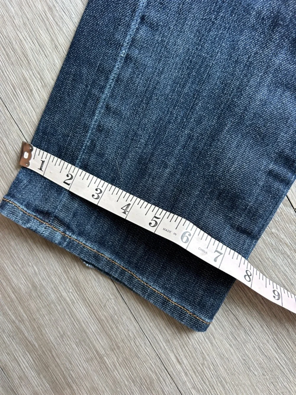 Lucky Brand Dungaree Jeans in Dark Blue Wash - Picture 7 of 9